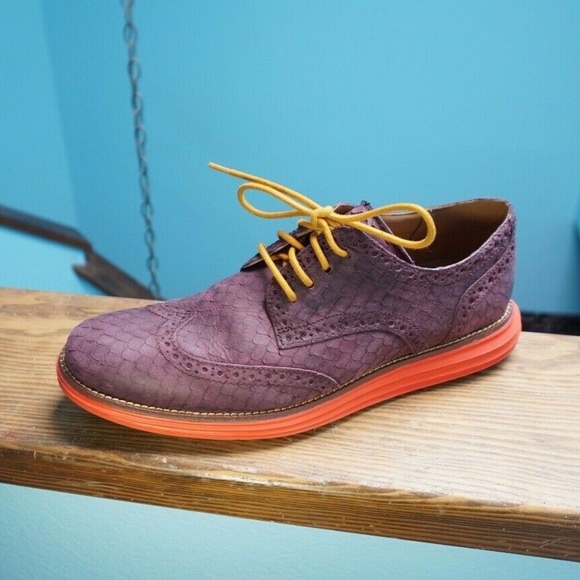 Cole Haan Other - Mens Cole Haan Lunargrand Wingtip Cordovan Snake 9